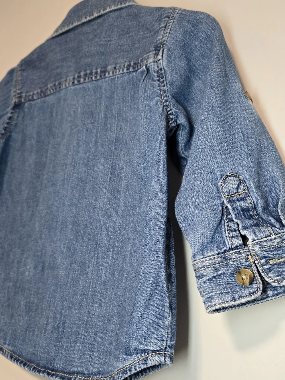 Old Navy Kids Denim Button-Down Shirt - Blue